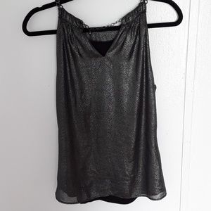 Cache sliver Black blouse